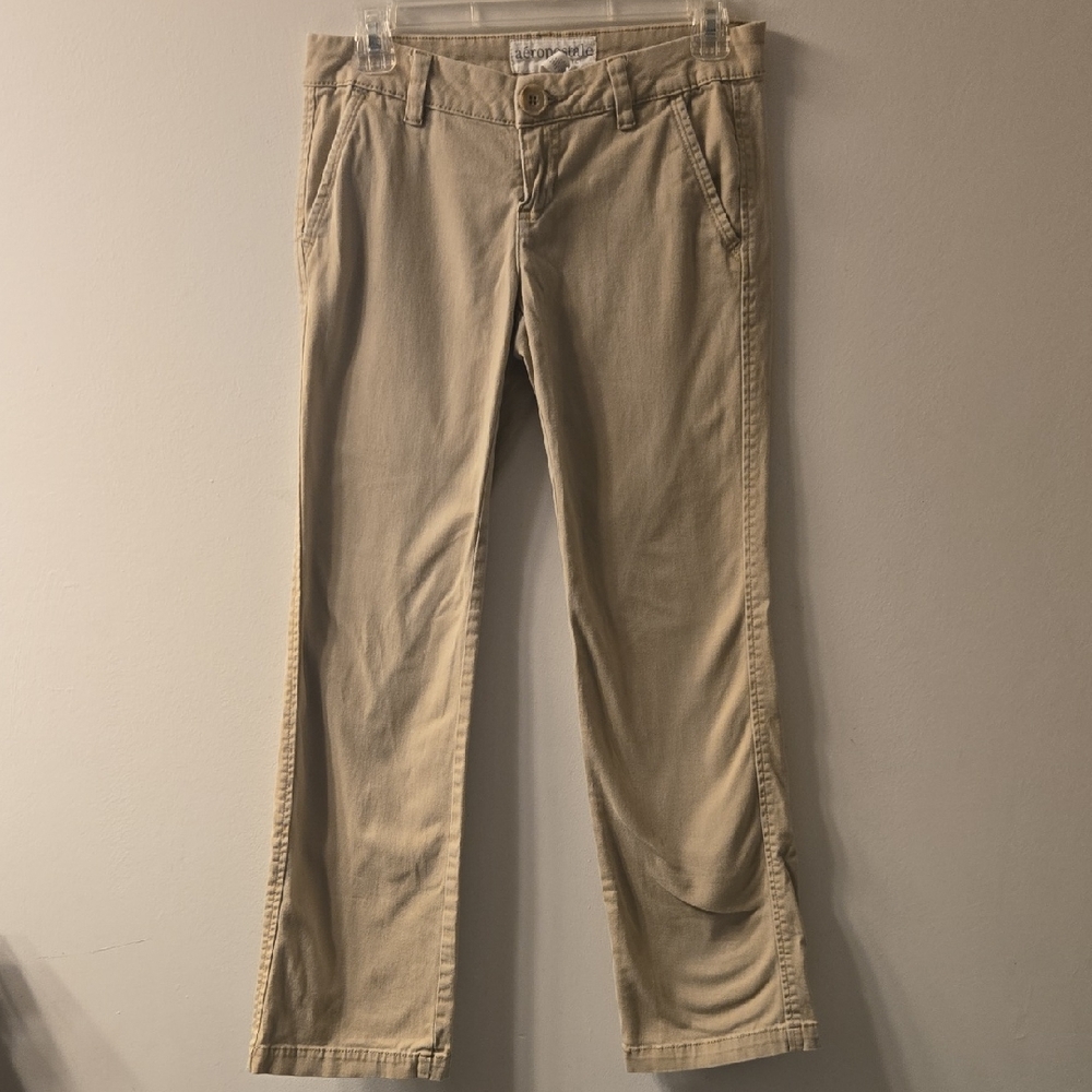 Aeropostale Beige Stretch Pants